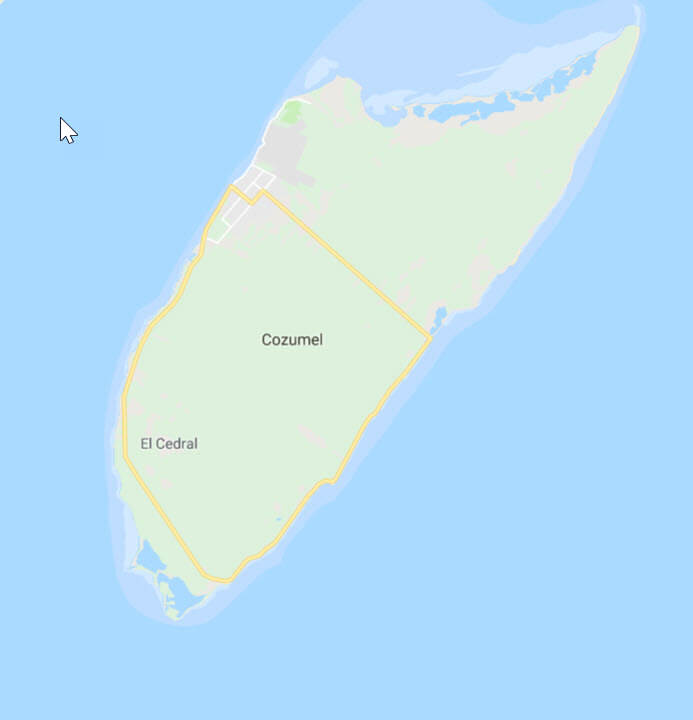 Cozumel My Cozumel island map