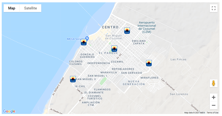 Cozumel My Cozumel Property Tax Map